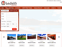 Tablet Screenshot of ladakhtravel.net